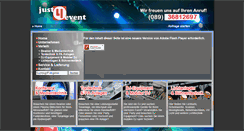 Desktop Screenshot of just4event.de